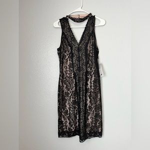 NWT Karl Lagerfield Lace Overlay dress